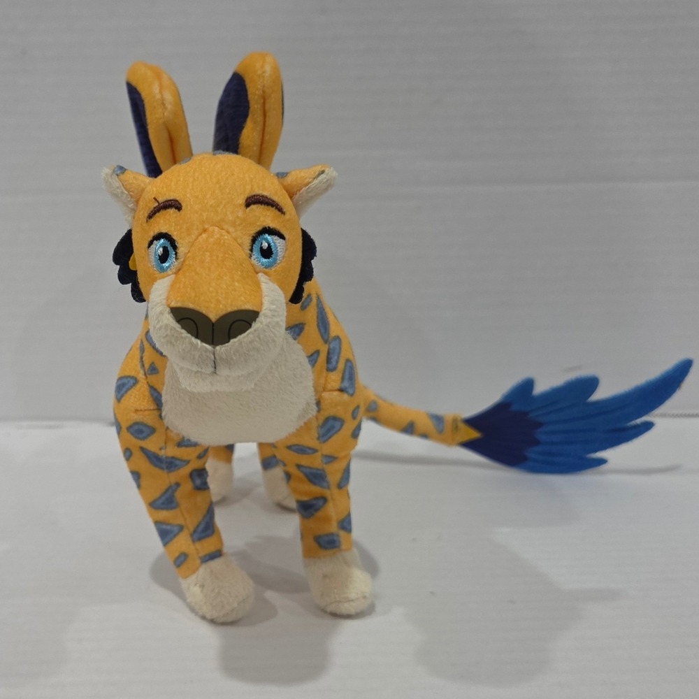 Disney Elena of Avalor Skylar Jaquin Plush Just Play Yellow Blue Winged Leopard